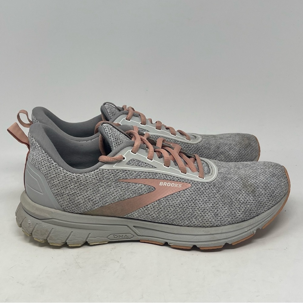 Brooks Anthem 3 Shoes Womens 10 Pink Gray Running Lightweight Sneakers